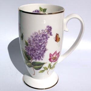 Hudson Middleton Coffee Mug Floral Best In Show Pattern English Fine Bone China